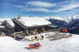 The Cave des Creux restaurant in Courchevel