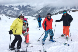 Private ski guiding with a family in Courchevel Moriond